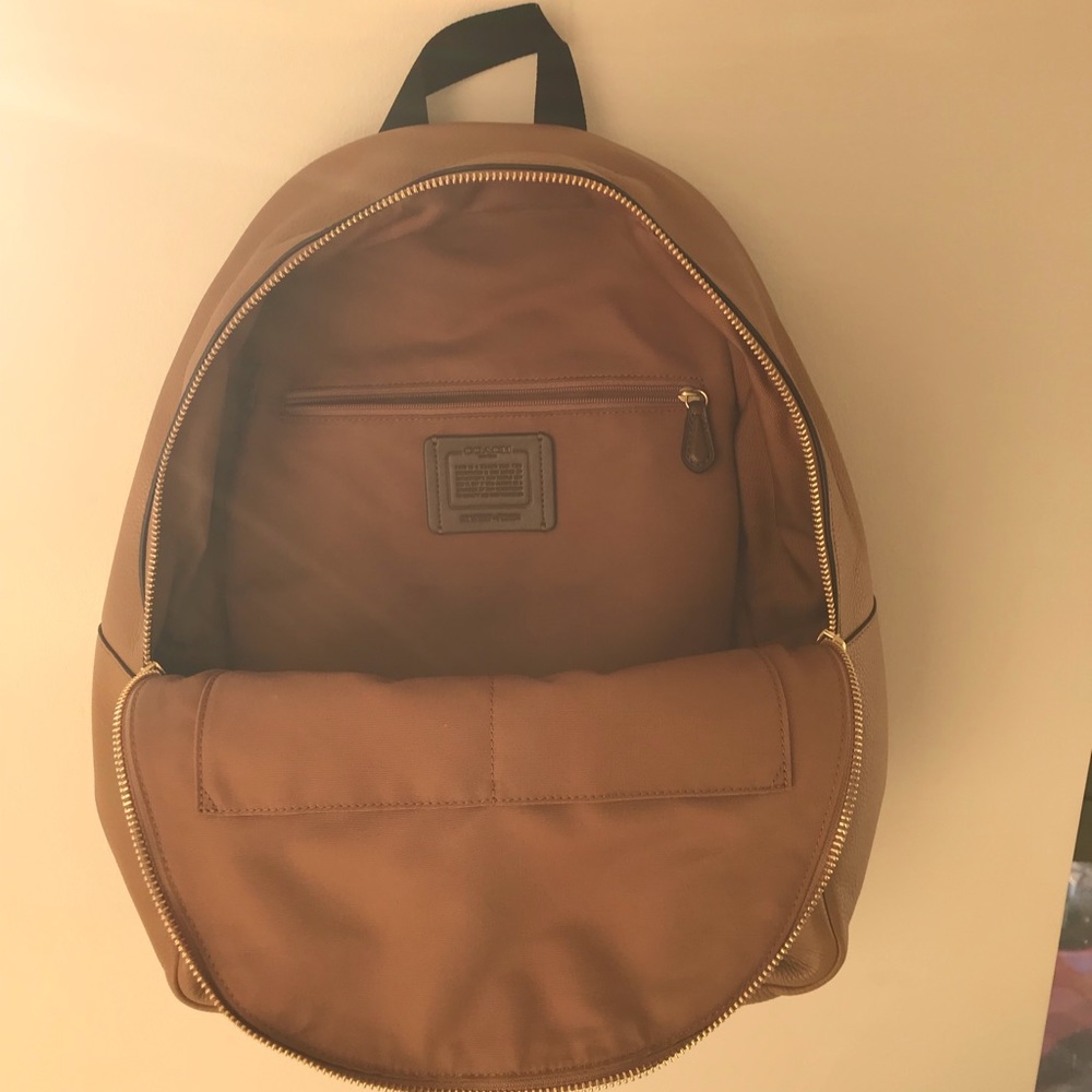 Coach Leather backpack - Picture 2 of 5